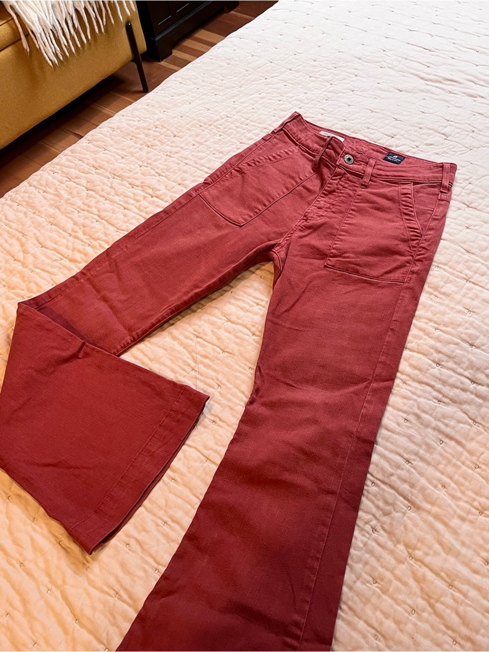 Adriano Goldschmied “The Goldie” Terracotta Jeans